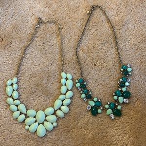Green Statement Necklaces